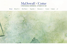 Tablet Screenshot of mcdlawyers.net